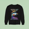 Pink Floyd We Re Just Two Lost Souls Swimming In A Fish Bowl Sweatshirt