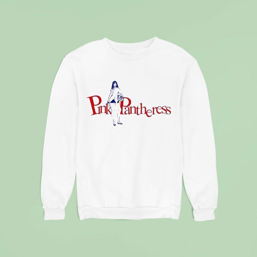 Pink Pantheress Attractive Girl Sweatshirt Pink Pantheress Attractive Girl Sweatshirt