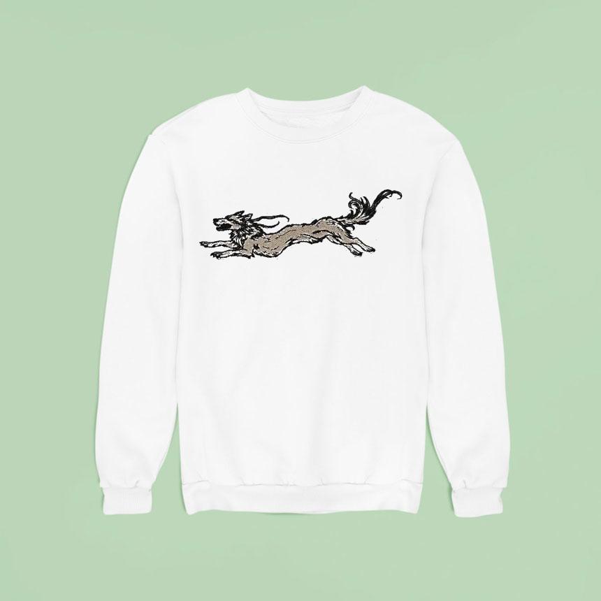 Pink Water Gun Wolf Sweatshirt Pink Water Gun Wolf Sweatshirt