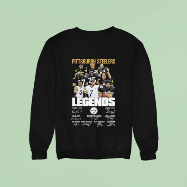 Pittsburgh Slers Legends Players Signatures Sweatshirt
