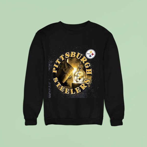 Pittsburgh Steelers Fanatics Heathered Charcoal Sporting Chance Sweatshirt