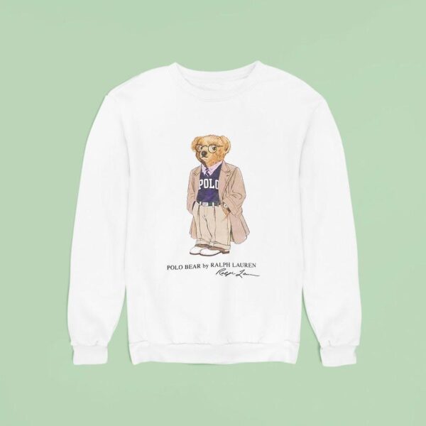 Polo Bear In Trench Coat Polo Sweatshirt