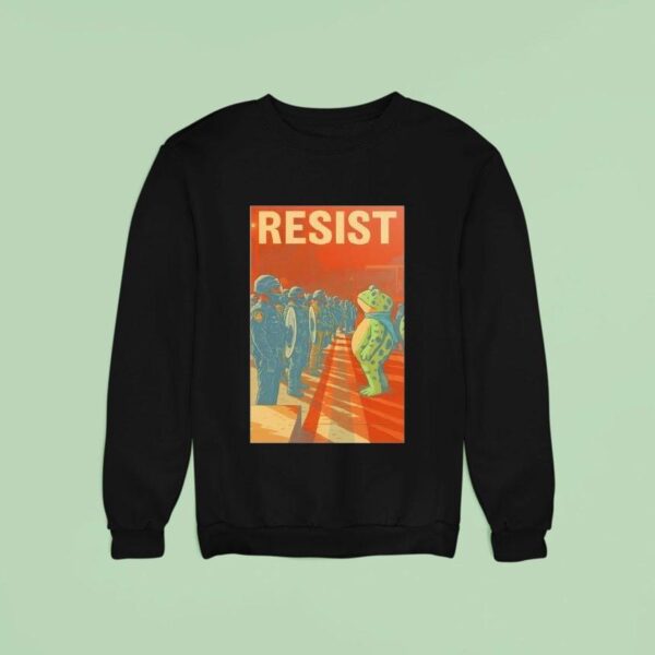 Portland Frog Protest Anti Ice Sweatshirt