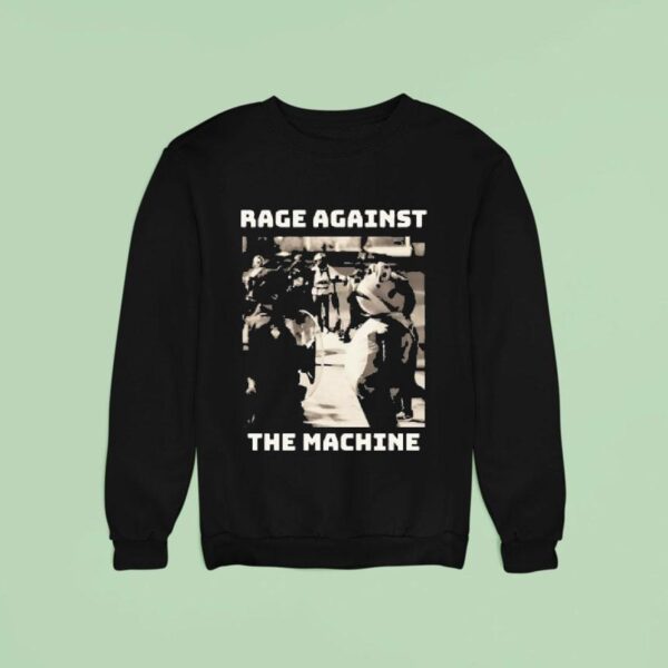 Portland Frog Protest Anti Ice Anti Fascism Rage Against The Machine Sweatshirt