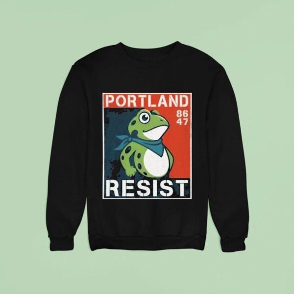 Portland Resist Frog Sweatshirt