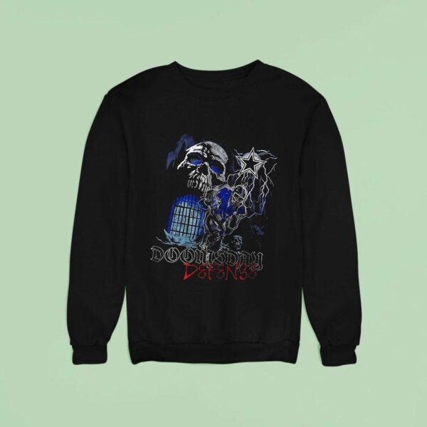 Post Malone X Dallas Cowboys Doomsday Defense Big Ass Stadium Tour Sweatshirt