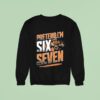 Pretend I M A Six Seven Scarecrow Halloween Sweatshirt