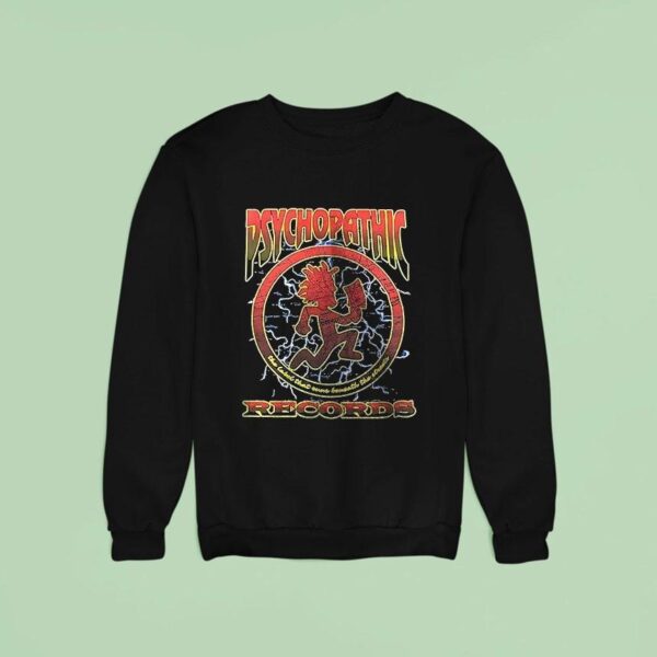 Psychopathic Records Lightning Logo Silhouette Sweatshirt