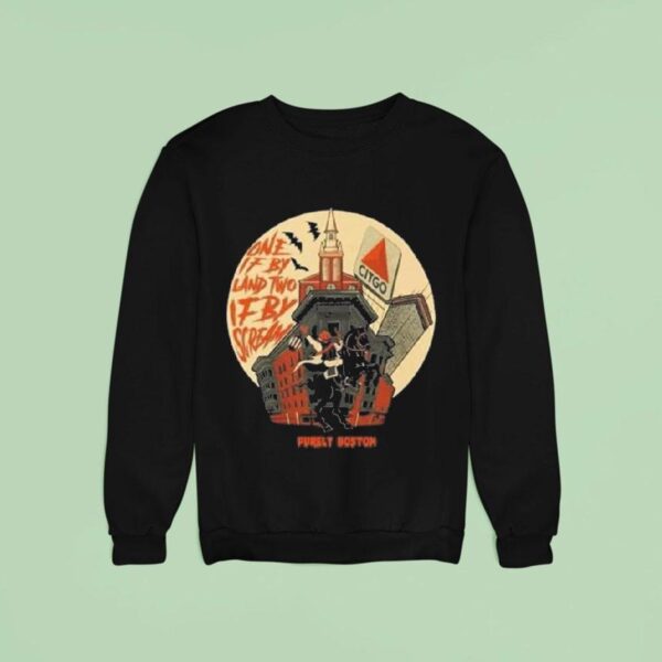 Purely Boston Spooky Pumpkin Sweatshirt