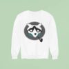 Raccoon With Pipe Sweatshirt