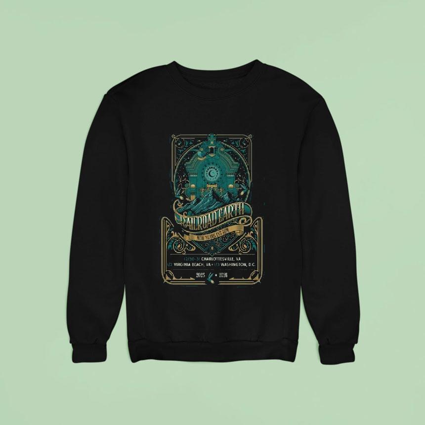 Railroad Earth January Virginia Va Sweatshirt Railroad Earth January Virginia Va Sweatshirt