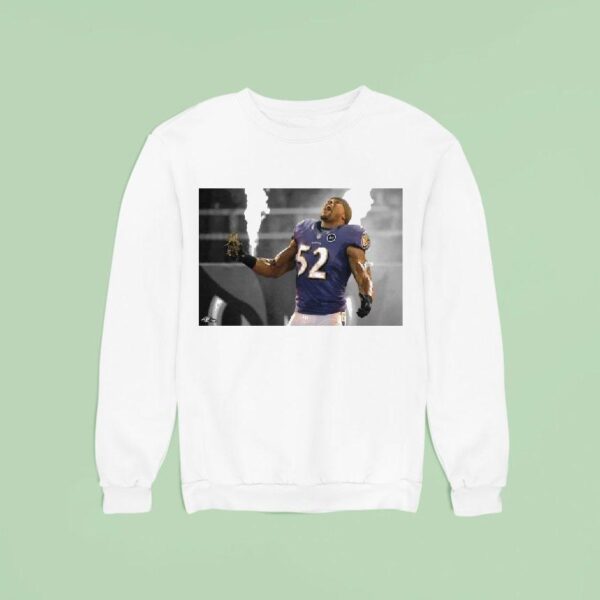 Ray Lewis Baltimore Ravens Pay Homage Tri Blend Sweatshirt