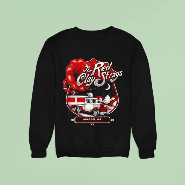 Red Clay Strays Atrium Health Amphitheater Oct Macon Ga Sweatshirt