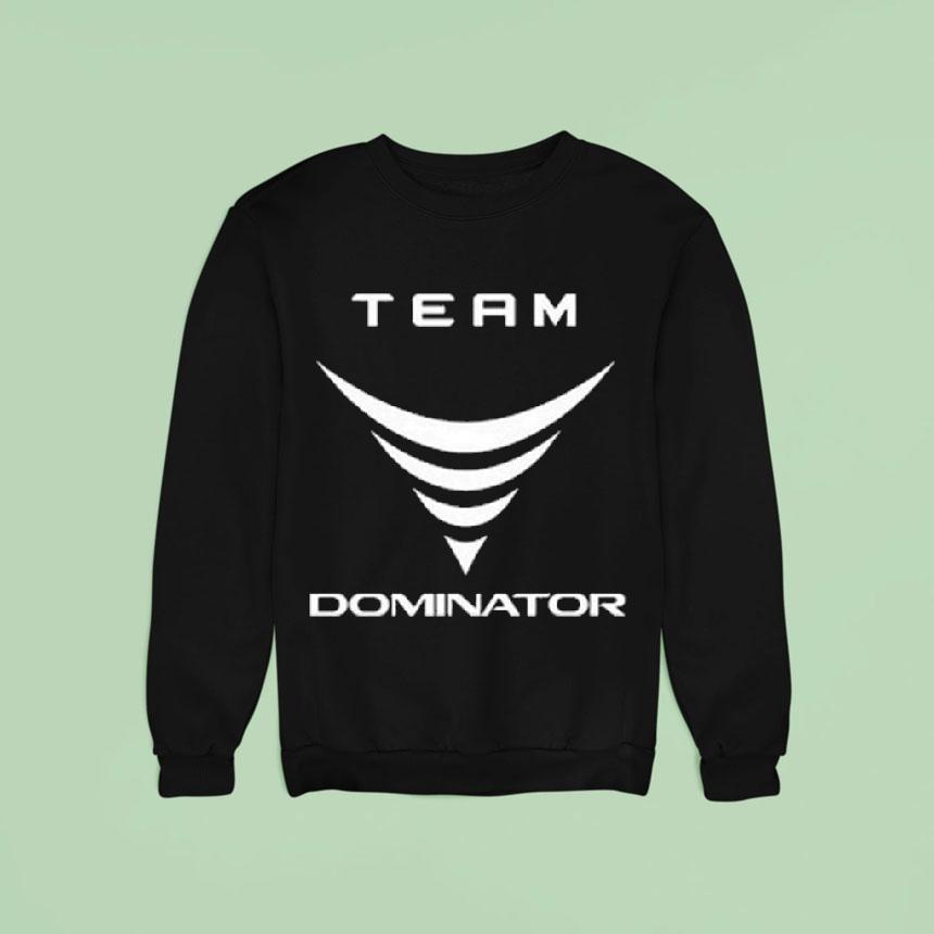 Reed Timmer Phd Team Dominator Logo Sweatshirt Reed Timmer Phd Team Dominator Logo Sweatshirt