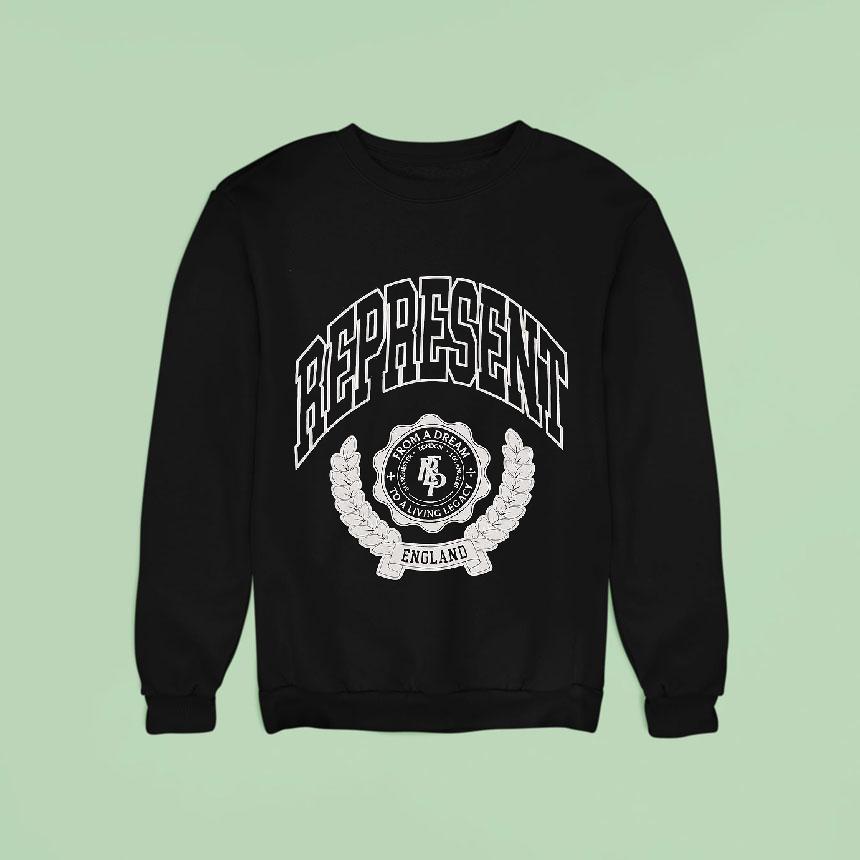 Represent From A Dream To A Living Legacy England Sweatshirt Represent From A Dream To A Living Legacy England Sweatshirt