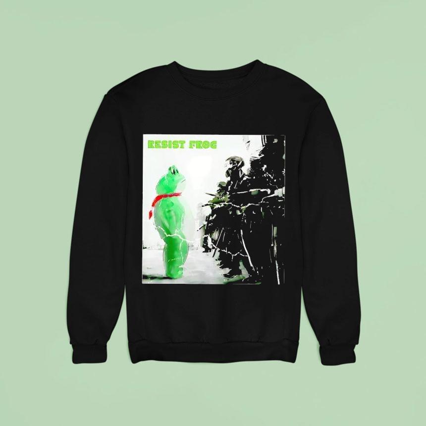 Resist Frog Porland Peaceful Protes Sweatshirt Resist Frog Porland Peaceful Protes Sweatshirt