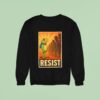 Resist Portland Frog Anti Trump Anti Fascism Sweatshirt