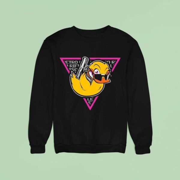 Retro Rifle Duck Sweatshirt