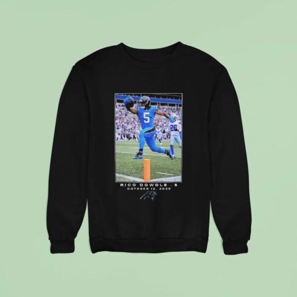 Rico Dowdle Carolina Panthers Nfl Flash Features Week Sweatshirt