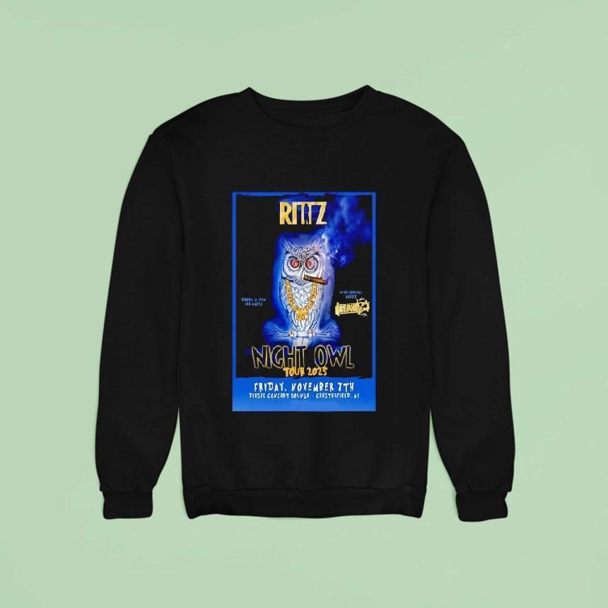 Ritz Night Owl Nov Chesterfield Michigan Sweatshirt Ritz Night Owl Nov Chesterfield Michigan Sweatshirt