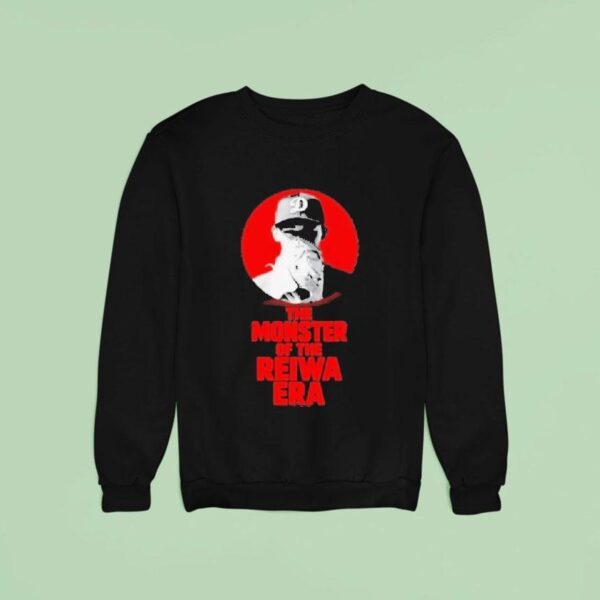 Roki Sasaki Los Angeles Dodgers The Monster Of The Reiwa Era Sweatshirt