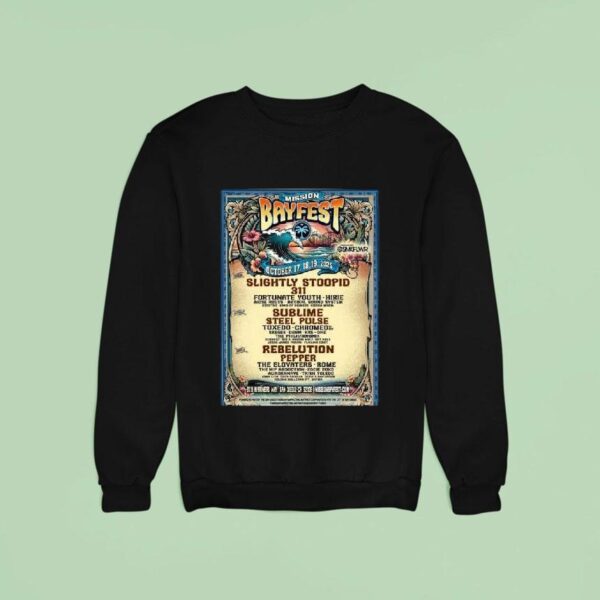 San Diego Bayfest Lineup In San Diego California On October Sweatshirt