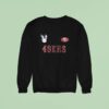 San Francisco Ers X Bad Bunny Super Bowl Lx Logo Signature Bunny Masco Sweatshirt