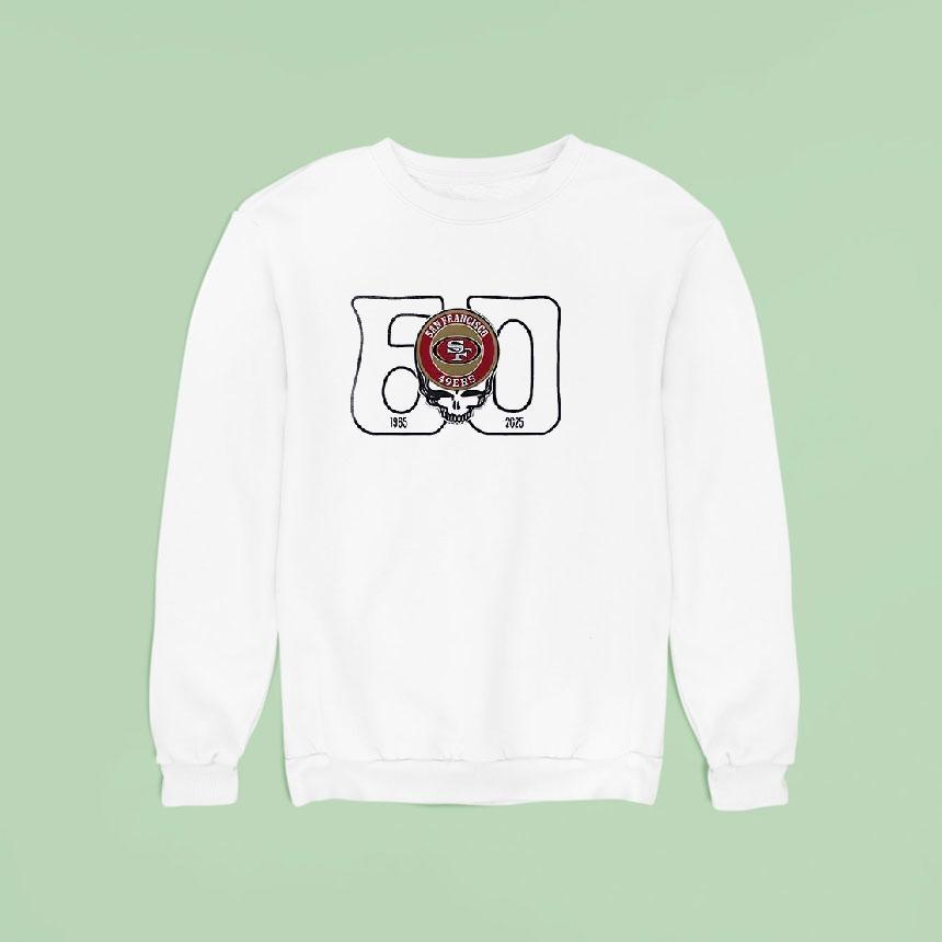 San Francisco Ers X Grateful Dead Th Anniversary Bears Logo Sweatshirt San Francisco Ers X Grateful Dead Th Anniversary Bears Logo Sweatshirt