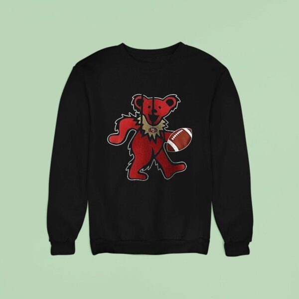 San Francisco Ers X Grateful Dead Bear Football Sweatshirt