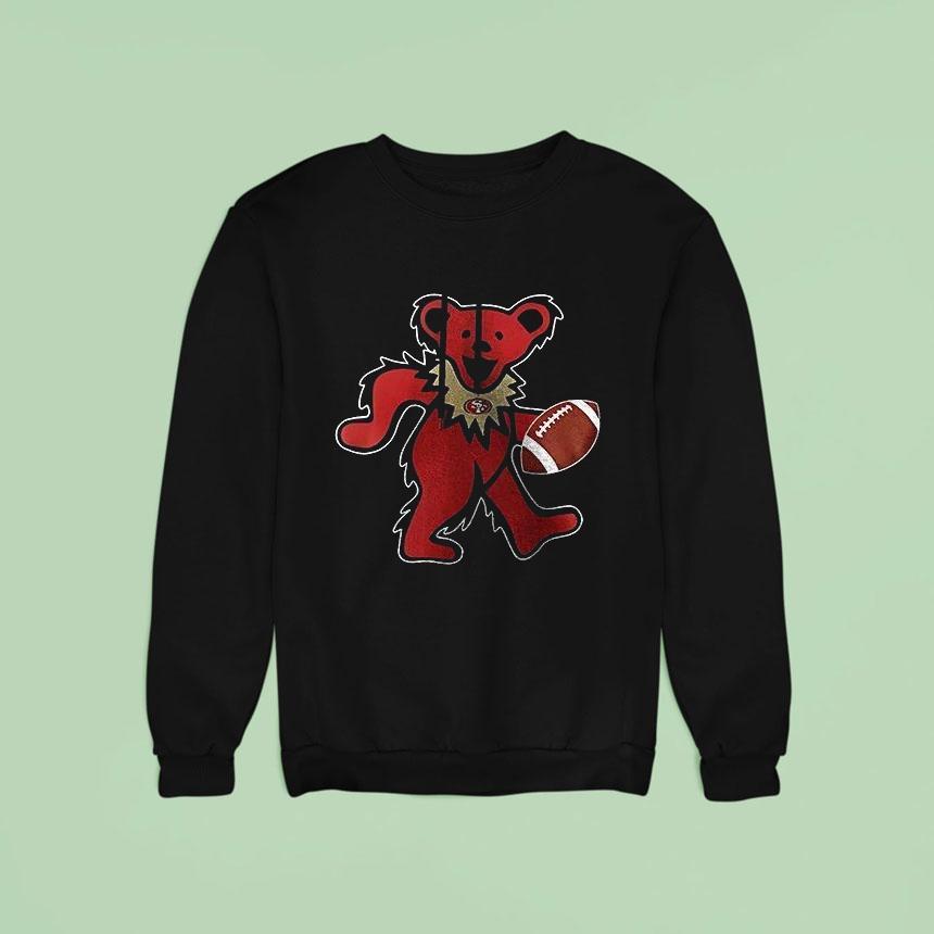 San Francisco Ers X Grateful Dead Bear Football Sweatshirt San Francisco Ers X Grateful Dead Bear Football Sweatshirt