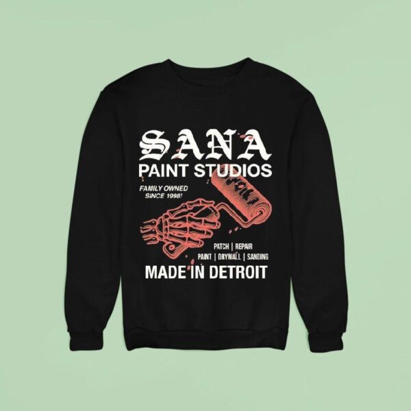Sana Made In Detroit Paint Studios Sweatshirt