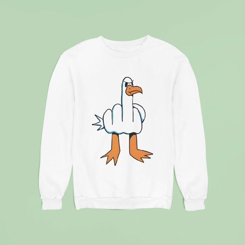 Seagull Middle Finger Sweatshirt Seagull Middle Finger Sweatshirt