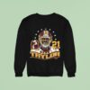 Sean Taylor Burgundy Washington Commanders Retired Player Classic Caricature Sweatshirt