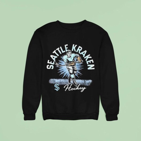 Seattle Kraken Hockey Player Vintage Sweatshirt