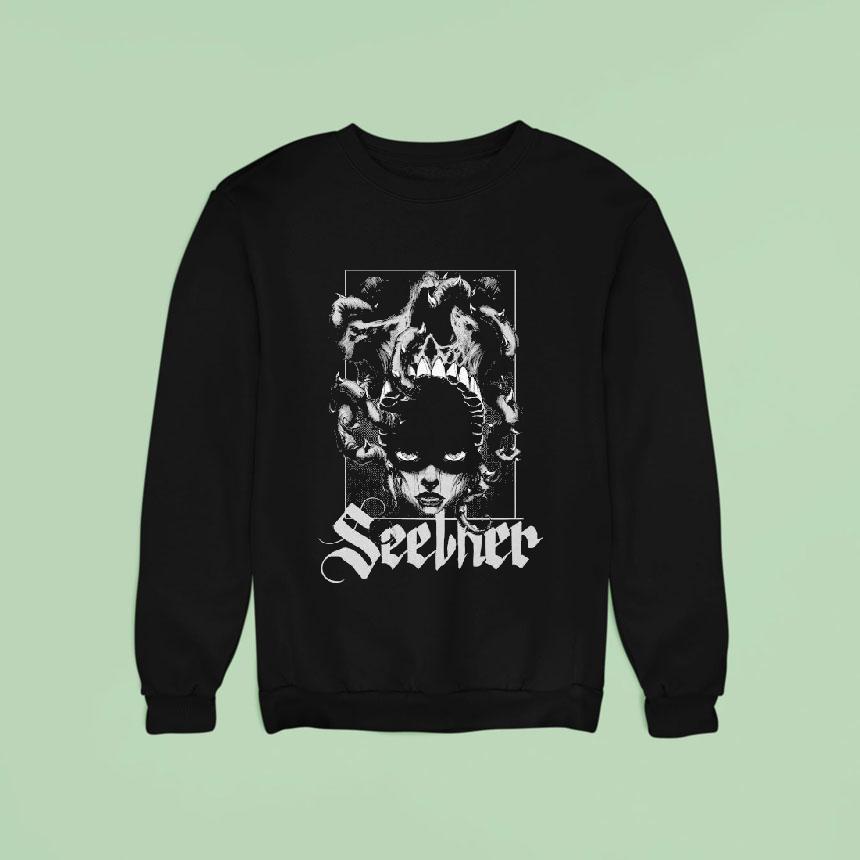 Seether The Surface Seems So Far Octopus Tour Sweatshirt Seether The Surface Seems So Far Octopus Tour Sweatshirt