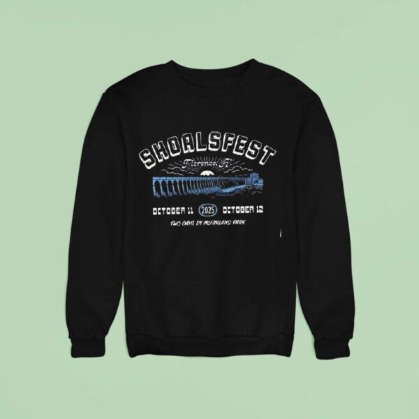 Shoals Fest In Florence Alabama At Mcfarland Park On October Wilson Dam Sweatshirt