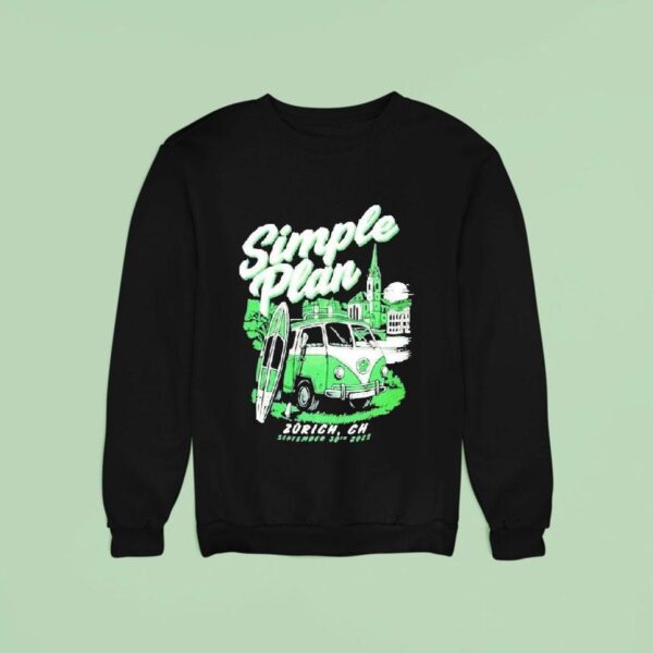 Simple Plan Zurich Ch September Sweatshirt