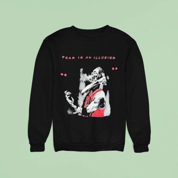 Skeleton Fear Is An Illusion Chicago Bulls Sweatshirt