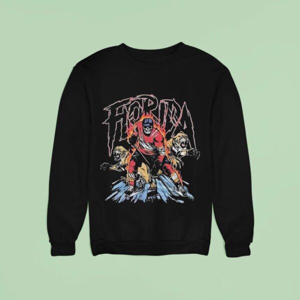 Skeleton Player Florida Panthers Hockey Sweatshirt