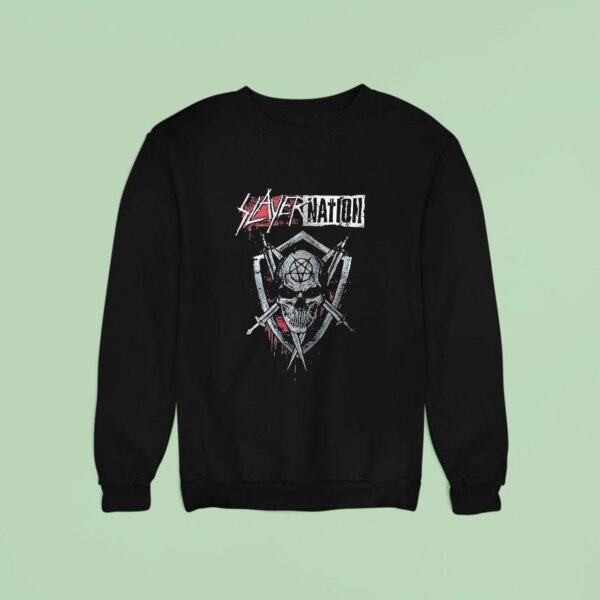 Slayer Nation North American Tour Dates Lis Sweatshirt
