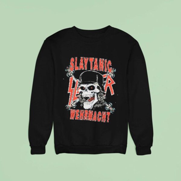 Slayer Slaytanic Wehrmacht Metal Band Retro Sweatshirt