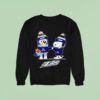 Snoopy And Friend Akron Zips Football Christmas Sweatshirt