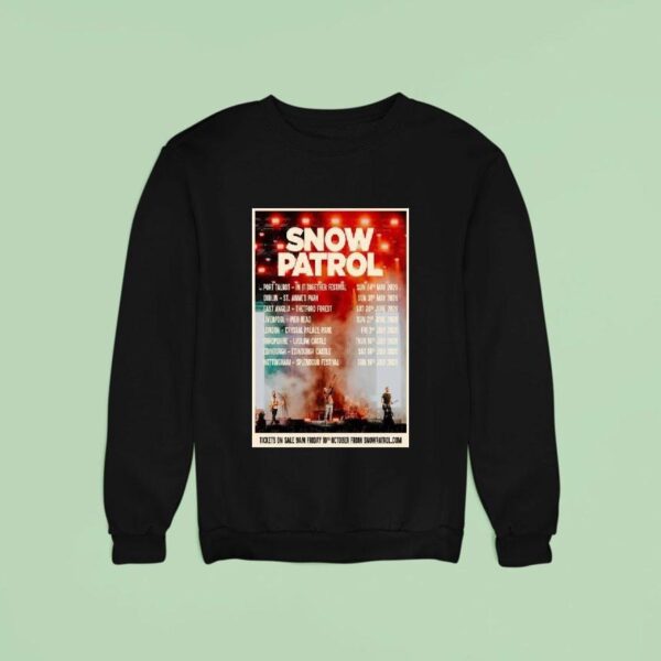 Snow Patrol Uk Ireland Tour Sweatshirt