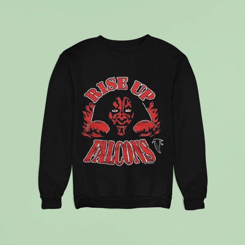 Star Wars X Atlanta Falcons Dark Side Rise Up Sweatshirt Star Wars X Atlanta Falcons Dark Side Rise Up Sweatshirt
