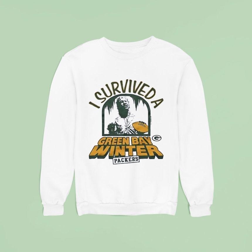 Star Wars X Green Bay Packers I Surviveda Green Bay Winter Packers Sweatshirt Star Wars X Green Bay Packers I Surviveda Green Bay Winter Packers Sweatshirt