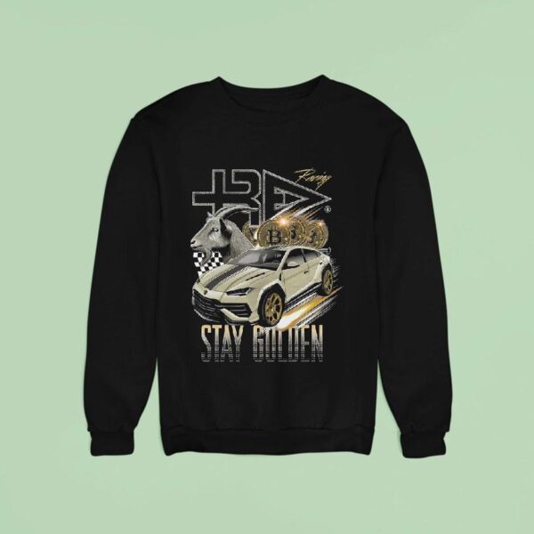 Stay Golden Racing Lambo And Crypto Edition Sweatshirt