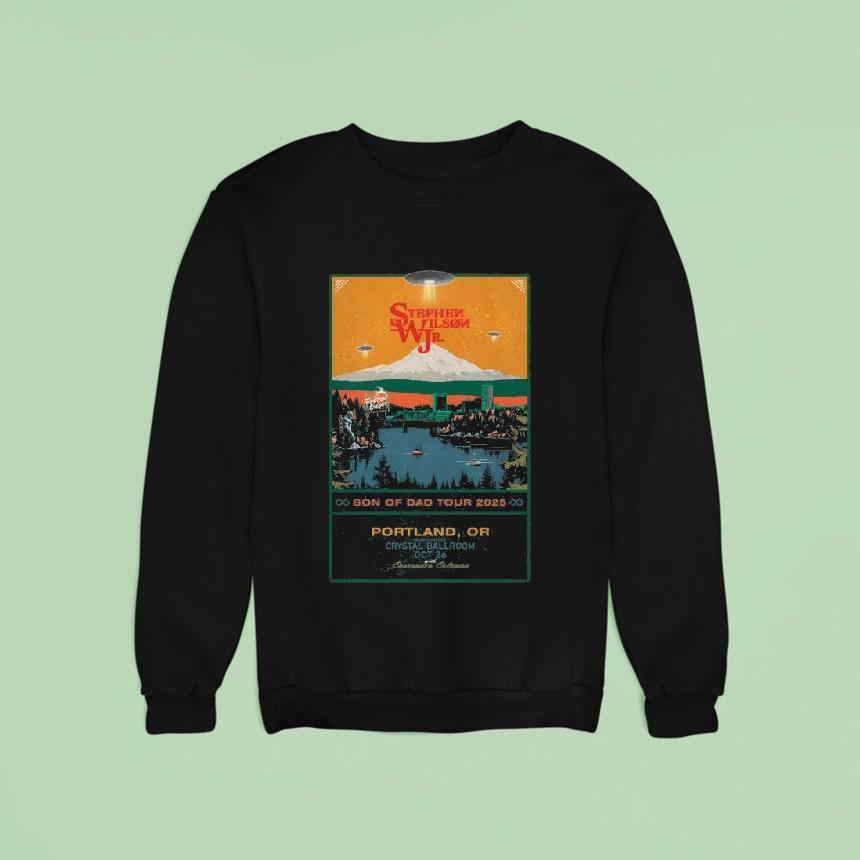 Stephen Wilson Jr Crystal Ballroom In Portland Or October Sweatshirt Stephen Wilson Jr Crystal Ballroom In Portland Or October Sweatshirt