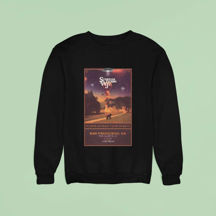 Stephen Wilson Jr Oct The Warfield San Francisco Tour Sweatshirt Stephen Wilson Jr Oct The Warfield San Francisco Tour Sweatshirt