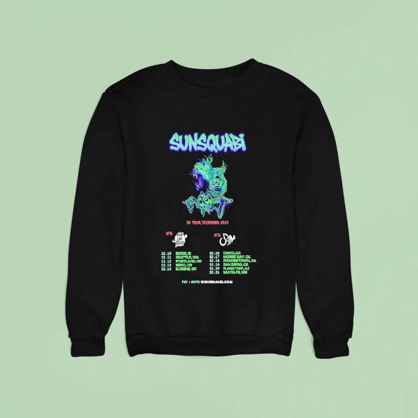 Sunsquabi On Tour December Sweatshirt Sunsquabi On Tour December Sweatshirt