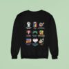 Support Black Lives Lgbtq Rights And Fight For Equality And Knowledge Sweatshirt